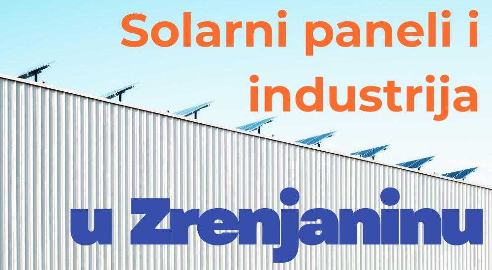 Industrijska hala sa solarnim panelima na krovu