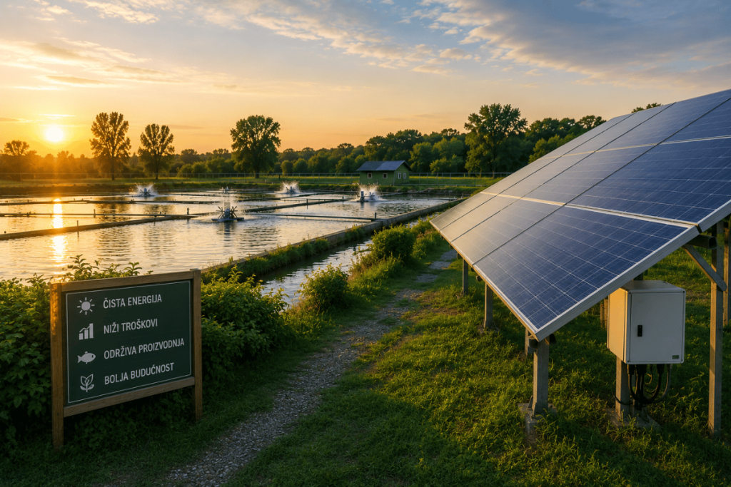 Solarni paneli u Apatinu doprinose održivoj i energetski efikasnoj akvakulturi